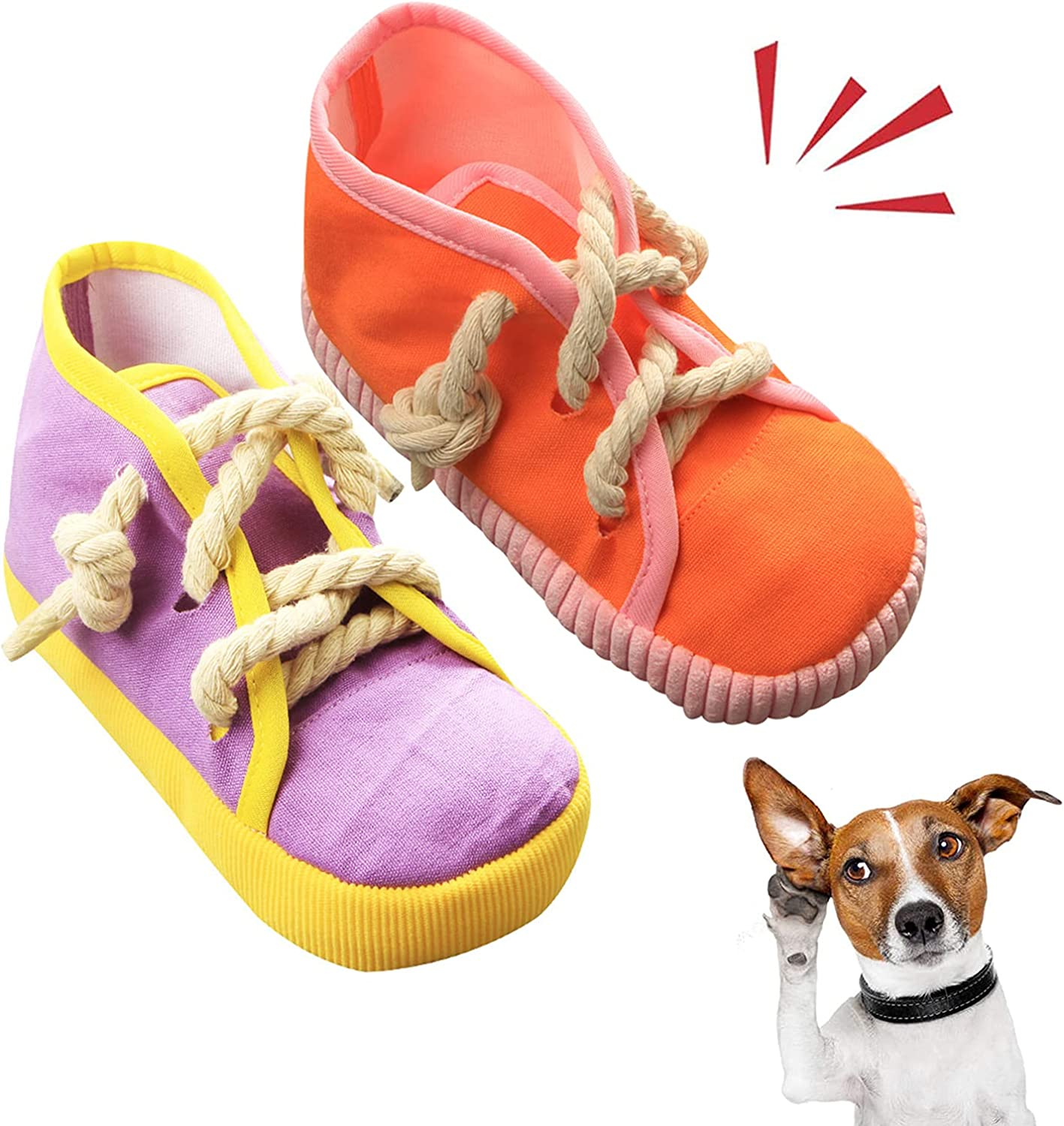 Juguetes Masticables Para Perros, Chirriantes, Huoguo, Divertidos Zapatos Para Masticar, Paquete De  - Venta Internac