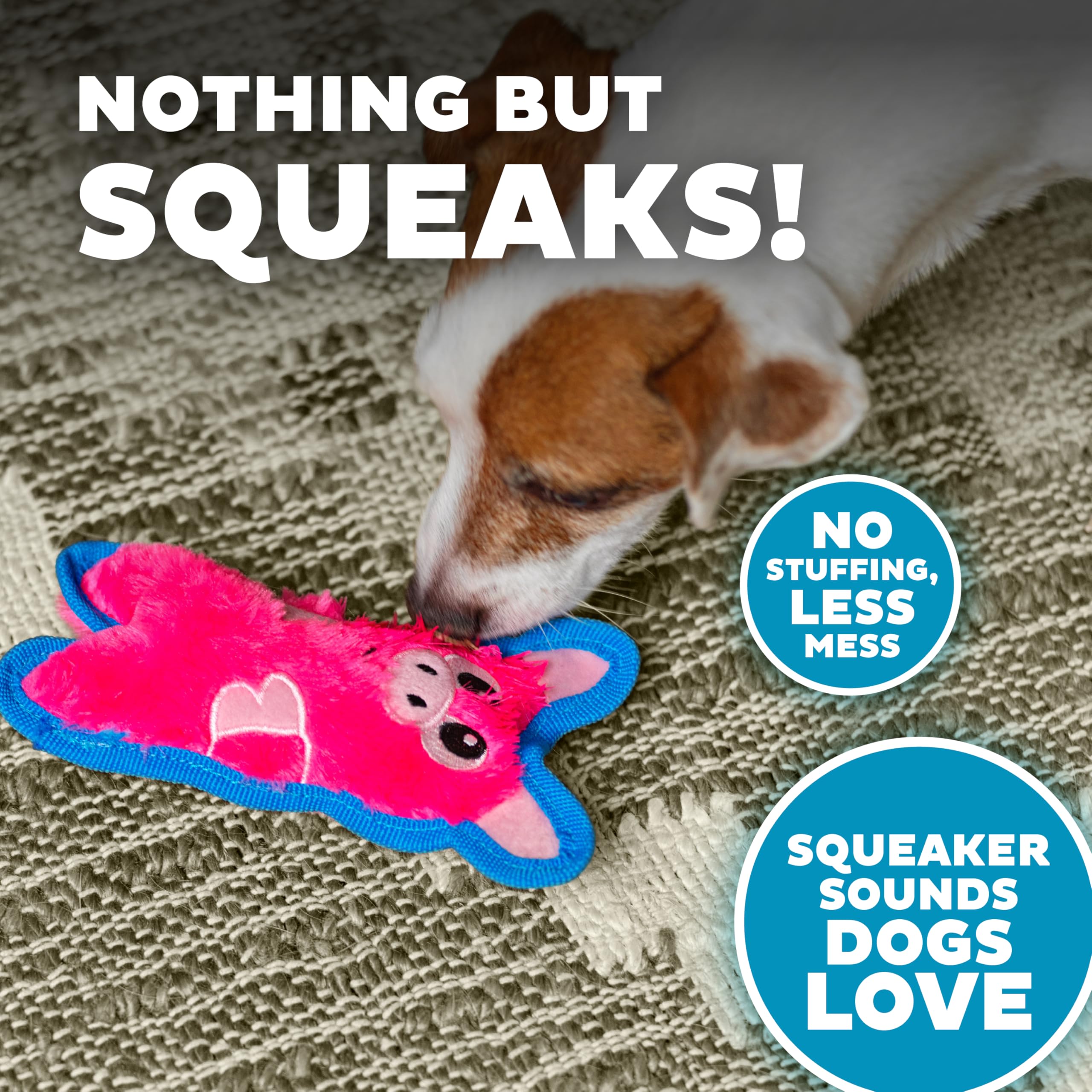 Foto 6 pulgar | Juguete Para Perros Outward Hound Durablez Tough Plush Squeaky Pig Xs - Venta Internacional.