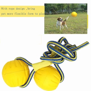 Foto 4 | Pelota De Cuerda De Juguete Interactiva Para Perros Para Jugar Y Masticar - Venta Internacional.