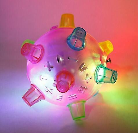 Foto 2 pulgar | Pelota Led Para Saltar De Juguete Para Mascotas Y Perros, Color Vibrante Sanlin Beans - Venta Internacional.