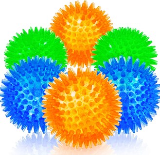Foto 1 | Pelotas De Juguete Para Perros Huoguo Squeaky Rubber, Paquete De 6 Para Perros Pequeños - Venta Internacional.