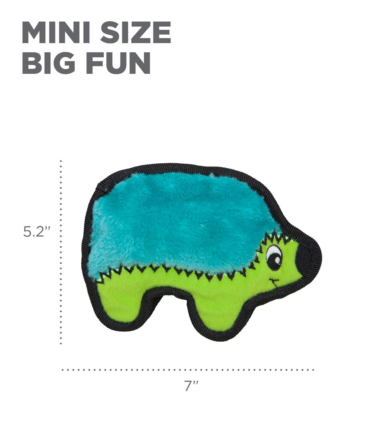 Foto 6 pulgar | Juguete Para Perros Outward Hound Durablez Tough Plush Squeaky Hedgehog Xs - Venta Internacional.
