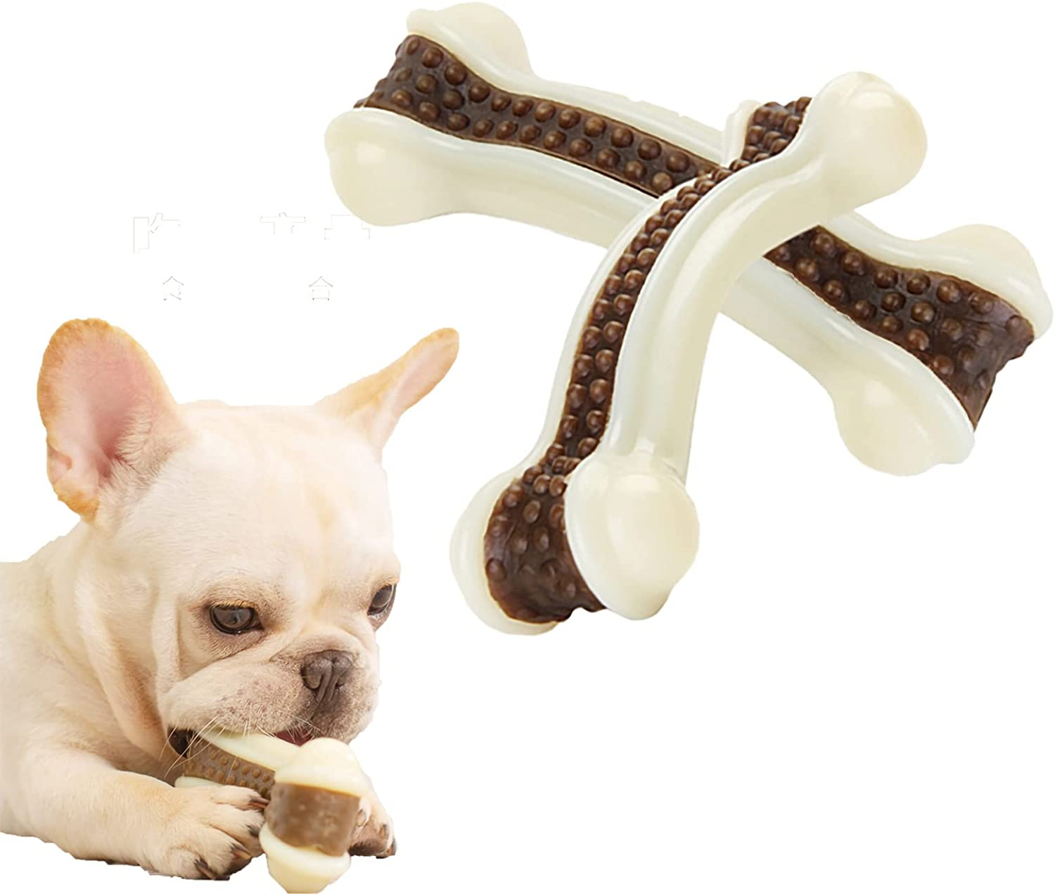 Foto 2 pulgar | Juguetes Masticables Para Perros Huoguo, Nailon Indestructible Con Piel De Vaca Comestible - Venta Internacional.