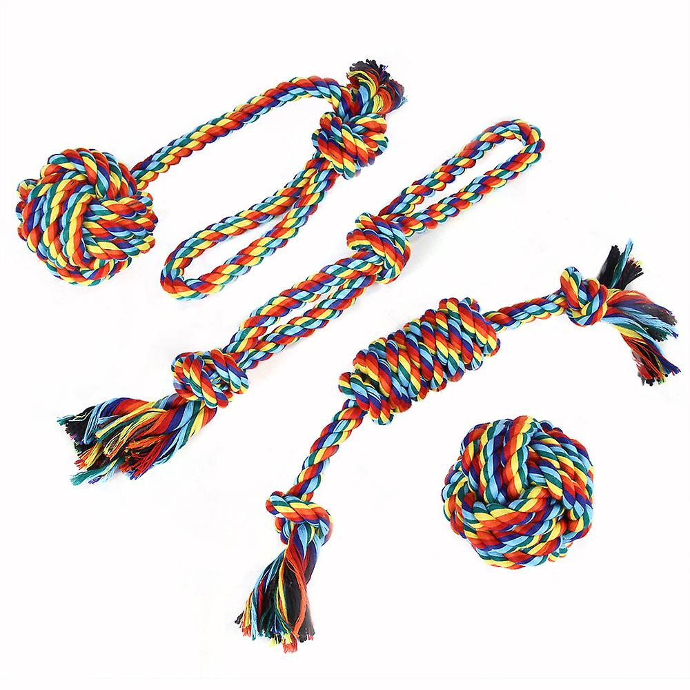Foto 3 pulgar | Juguetes Para Perros Sanlin Beans Tough Para Razas Grandes Con Cuerda Pesada - Venta Internacional.