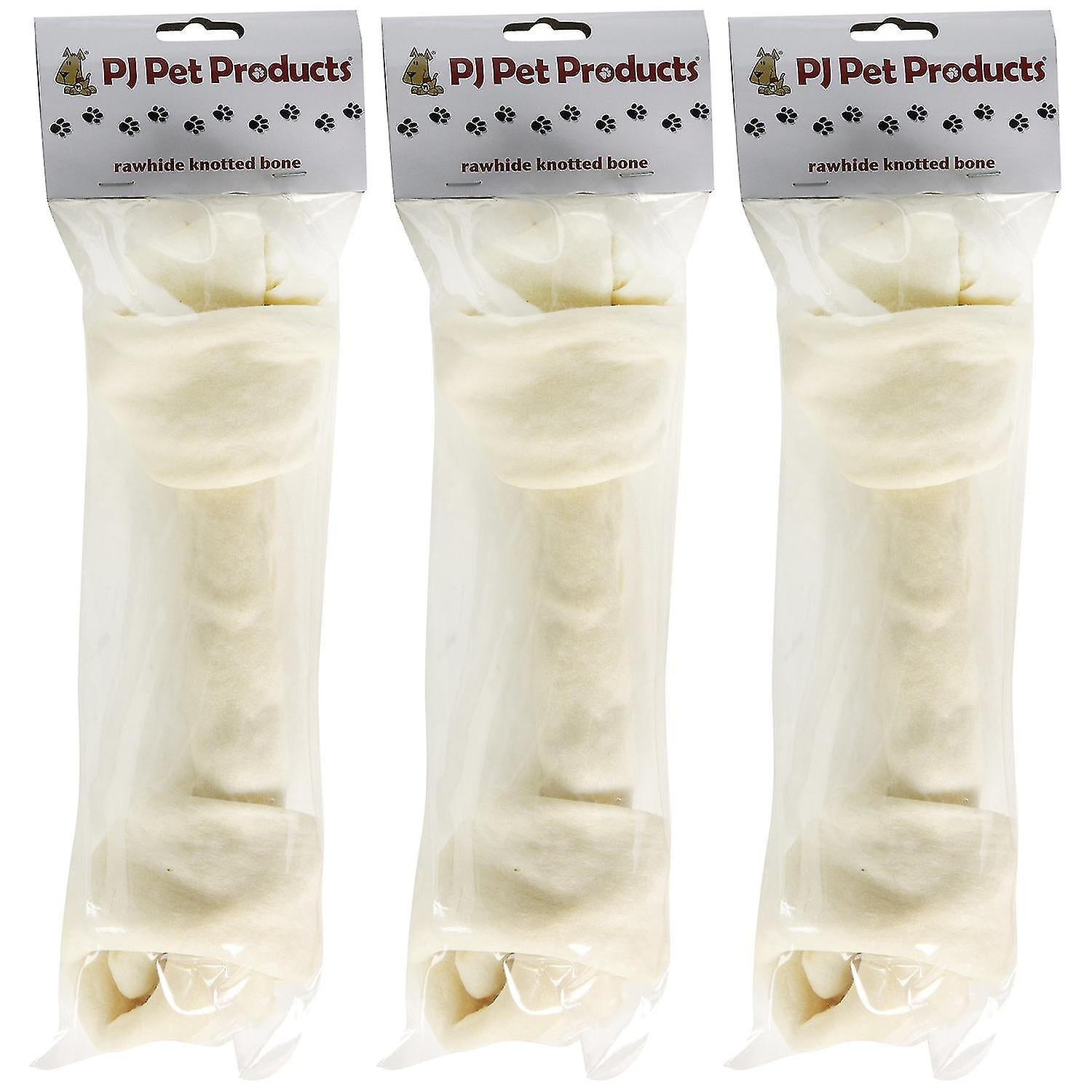 Foto 4 pulgar | Juguete Para Perros Pj Pet Products, Hueso Natural Anudado Gigante, 30 Cm, 3 Unidades - Venta Internacional.