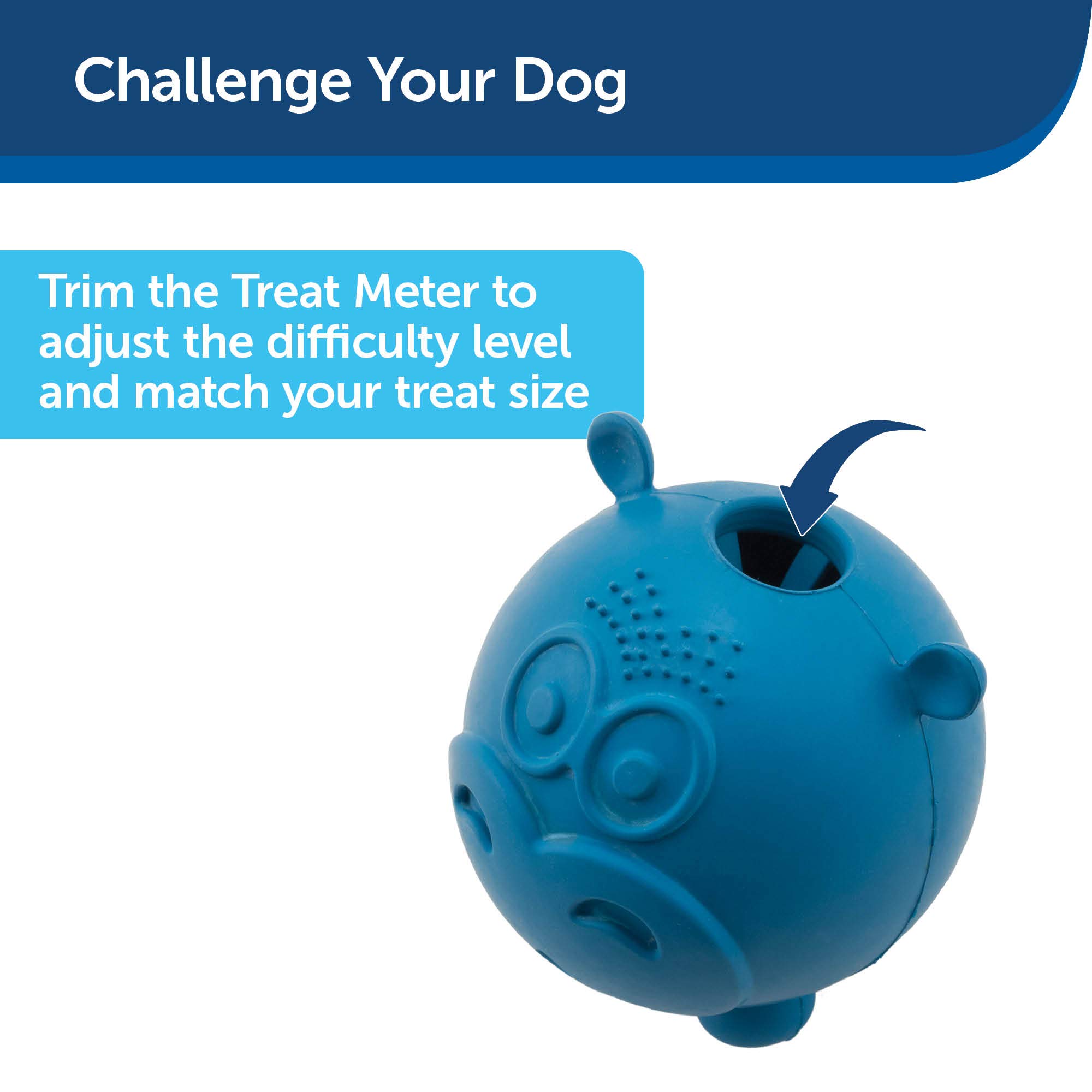 Foto 3 | Dispensador De Golosinas Petsafe Busy Buddy Hippster, Juguete Masticable Para Perros - Venta Internacional.