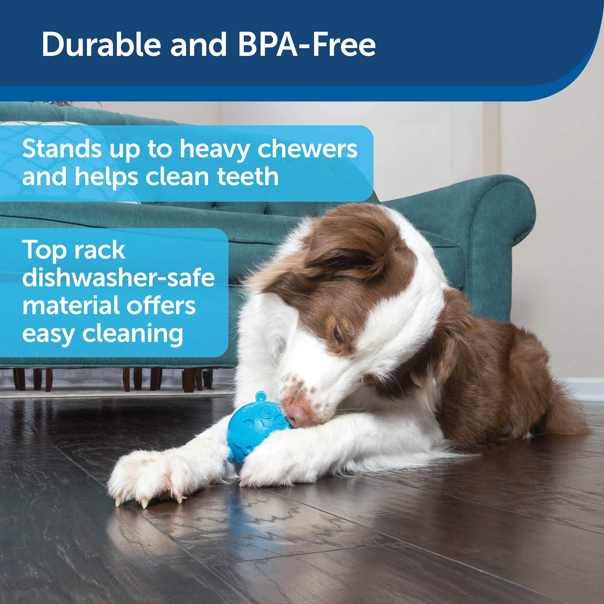 Foto 6 pulgar | Dispensador De Golosinas Petsafe Busy Buddy Hippster, Juguete Masticable Para Perros - Venta Internacional.