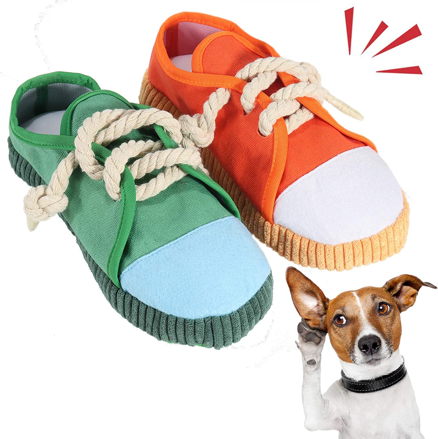 Juguetes Masticables Para Perros, Chirriantes, Huoguo, Divertidos Zapatos Para Masticar, Paquete De  - Venta Internac