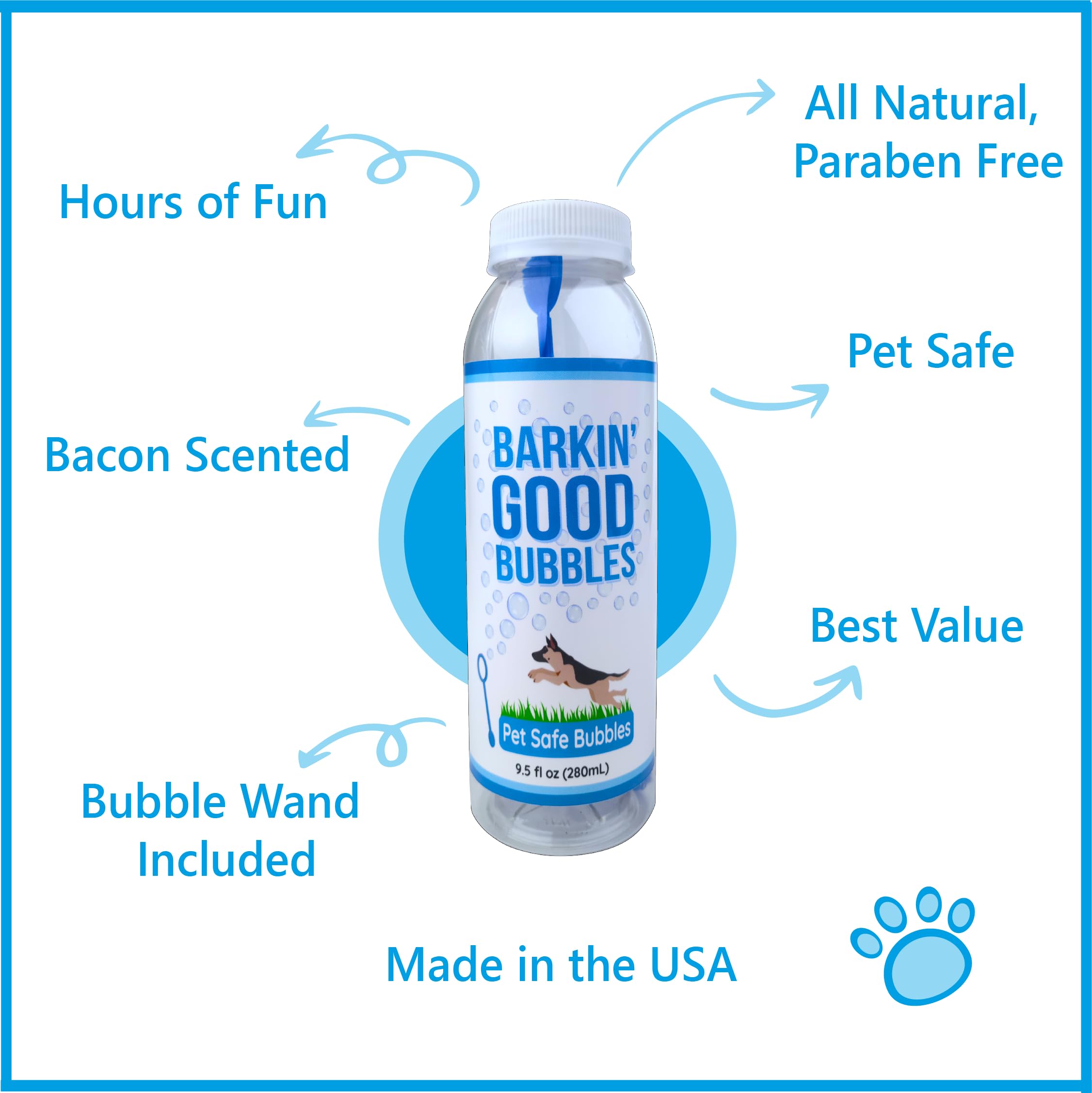 Foto 4 pulgar | Juguete Para Perros Barkin' Good Bubbles Con Aroma Natural A Tocino A Base De Plantas - Venta Internacional.