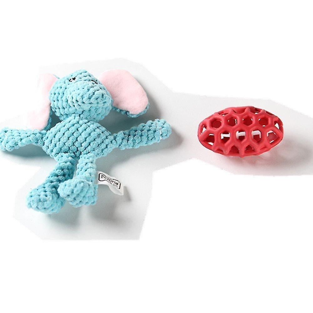 Foto 3 pulgar | Pelota De Goma Huoguo Puppy Squeaky De Juguete Para Perros Pequeños - Venta Internacional.
