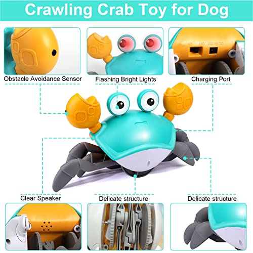 Foto 8 pulgar | Juguete Para Perros Mity Rain Crab, Cangrejo Que Escapa Con Obstáculos - Venta Internacional.