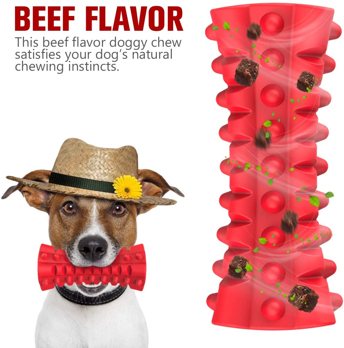 Foto 5 pulgar | Dog Squeaky Toy Jieyou Casi Indestructible Para Perros Grandes - Venta Internacional.