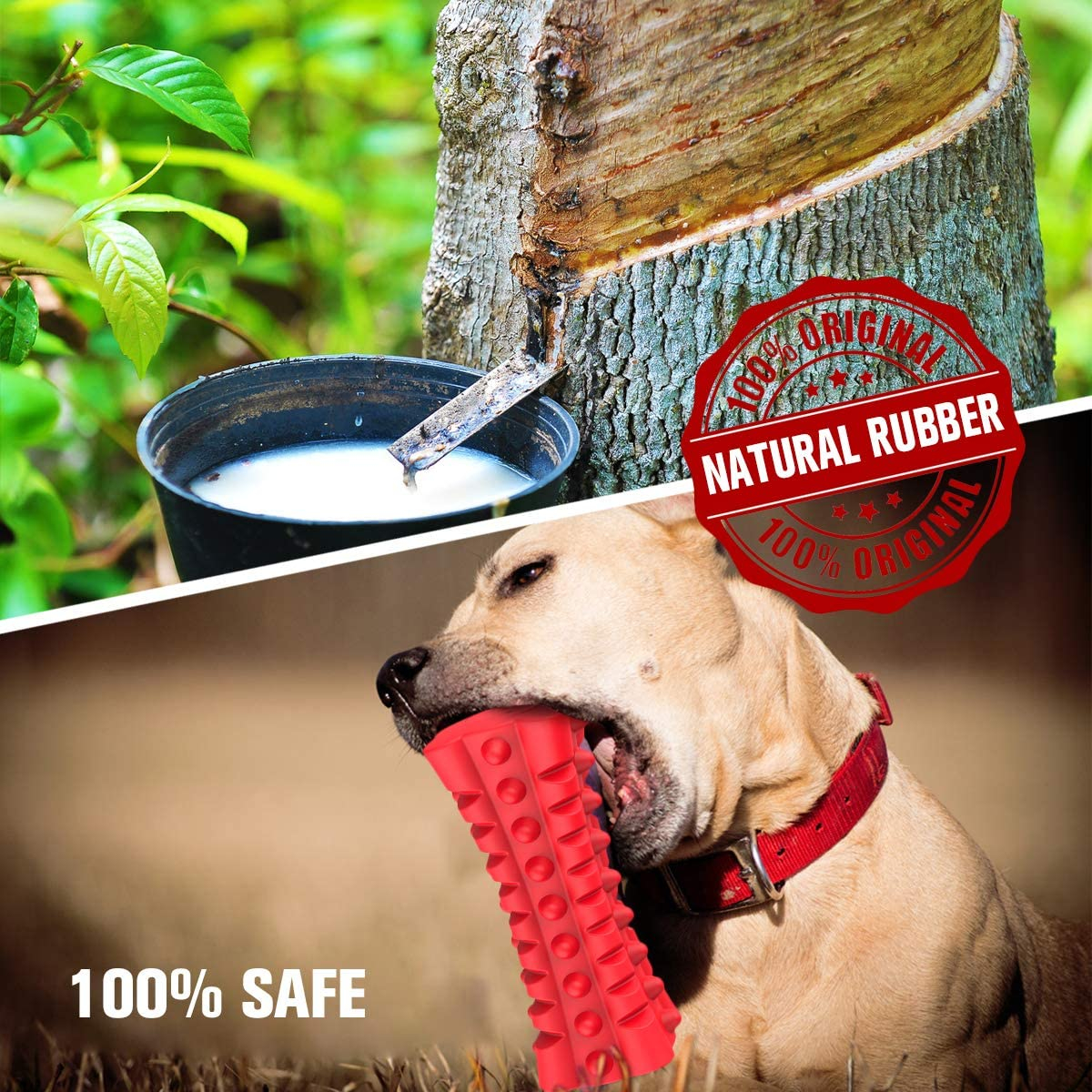 Foto 6 pulgar | Dog Squeaky Toy Jieyou Casi Indestructible Para Perros Grandes - Venta Internacional.