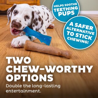 Foto 5 | Juguetes Masticables Para Perros Outward Hound Dogwood Puppy, Duraderos, Paquete De 2 - Venta Internacional.