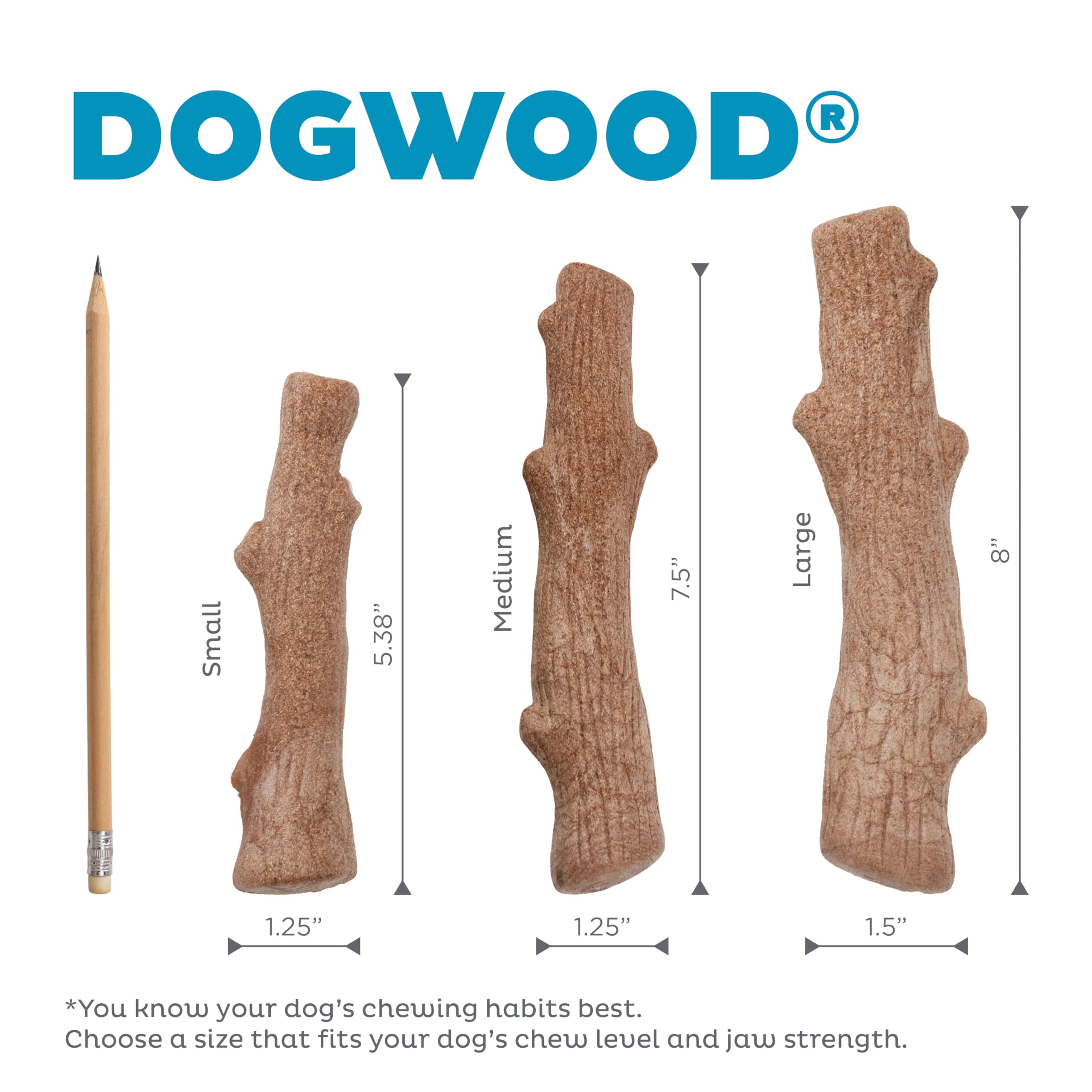 Foto 8 pulgar | Juguetes Masticables Para Perros Outward Hound Dogwood Puppy, Duraderos, Paquete De 2 - Venta Internacional.