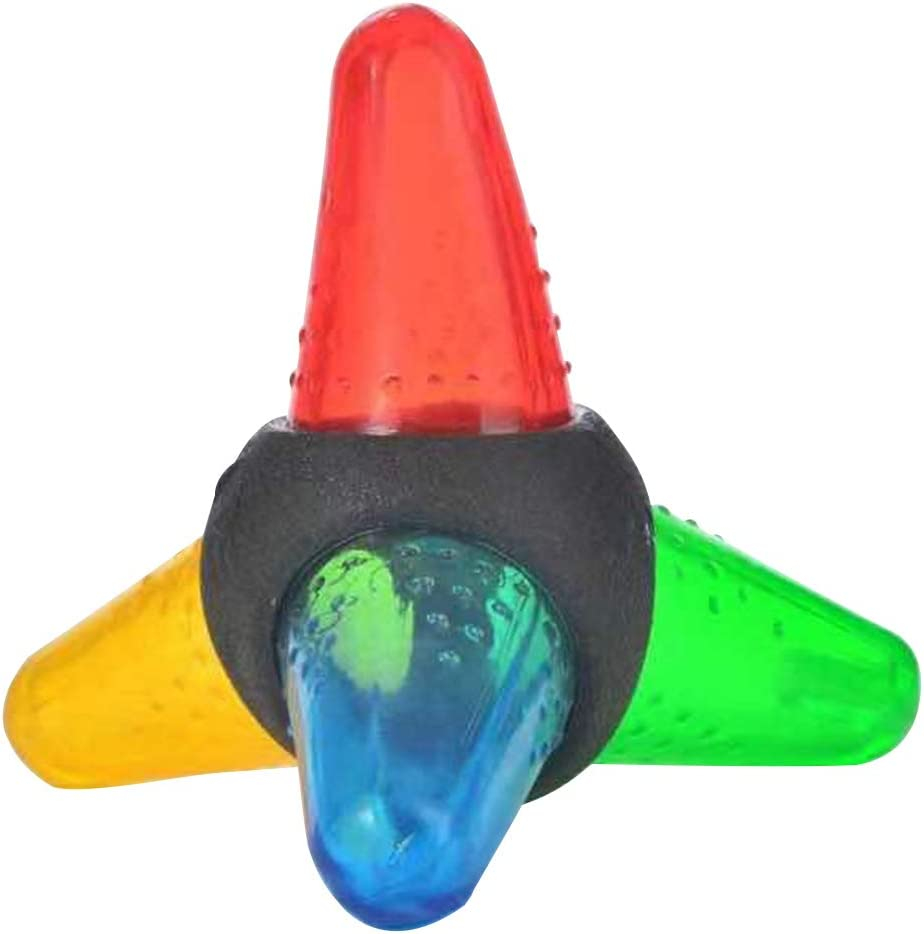 Pelota De Juguete Para Perros Huoguo Glow Squeaker De Goma Tpr Resistente A Las Mordeduras - Venta Internacional.