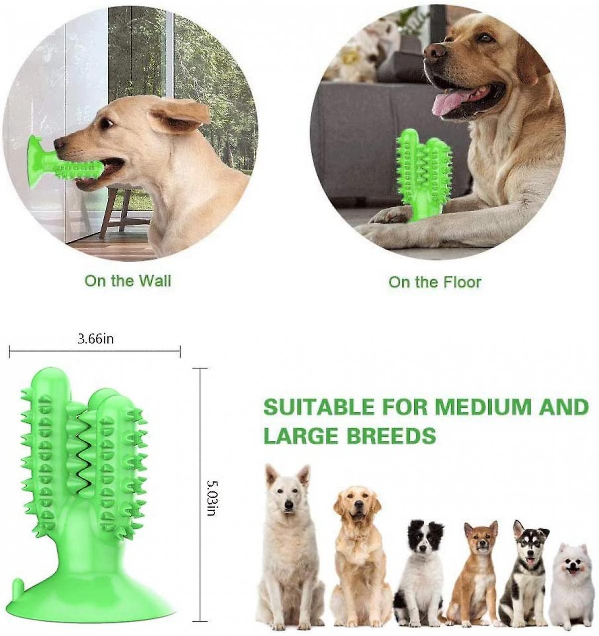 Foto 4 pulgar | Cepillo De Dientes Para Perros Y Juguetes Masticables Huoguo Cactus 2020 Mejorado - Venta Internacional.