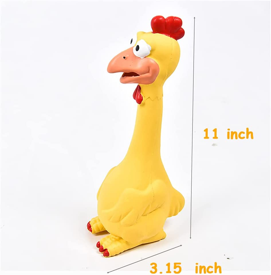 Foto 5 pulgar | Bolso De Fútbol Huoguo Rubber Chicken Squeaky Play Fetch De Horse Toy - Venta Internacional.