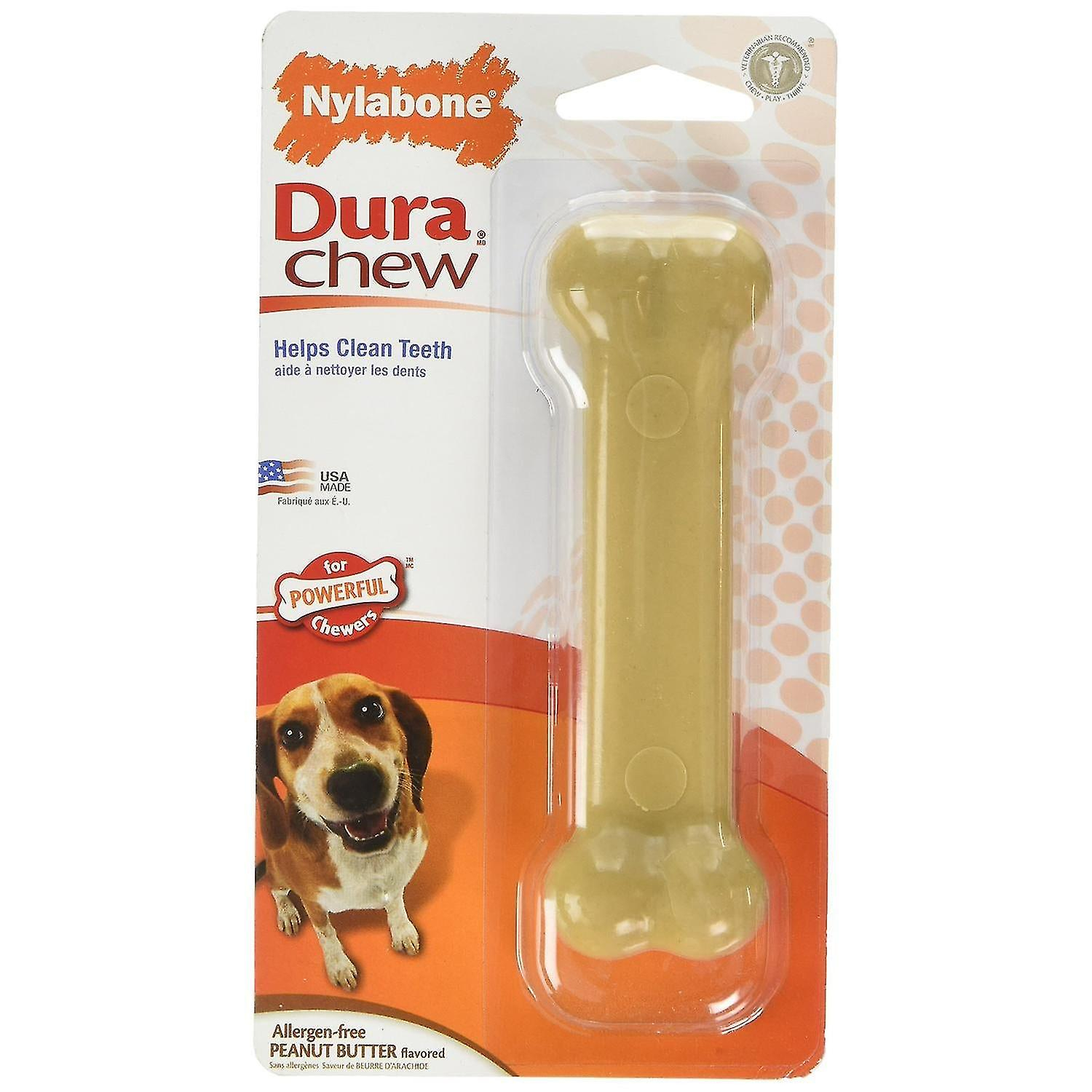 Foto 2 pulgar | Juguete Para Perros Huoguo Dura Chew Medium Con Sabor A Mantequilla De Maní - Venta Internacional.
