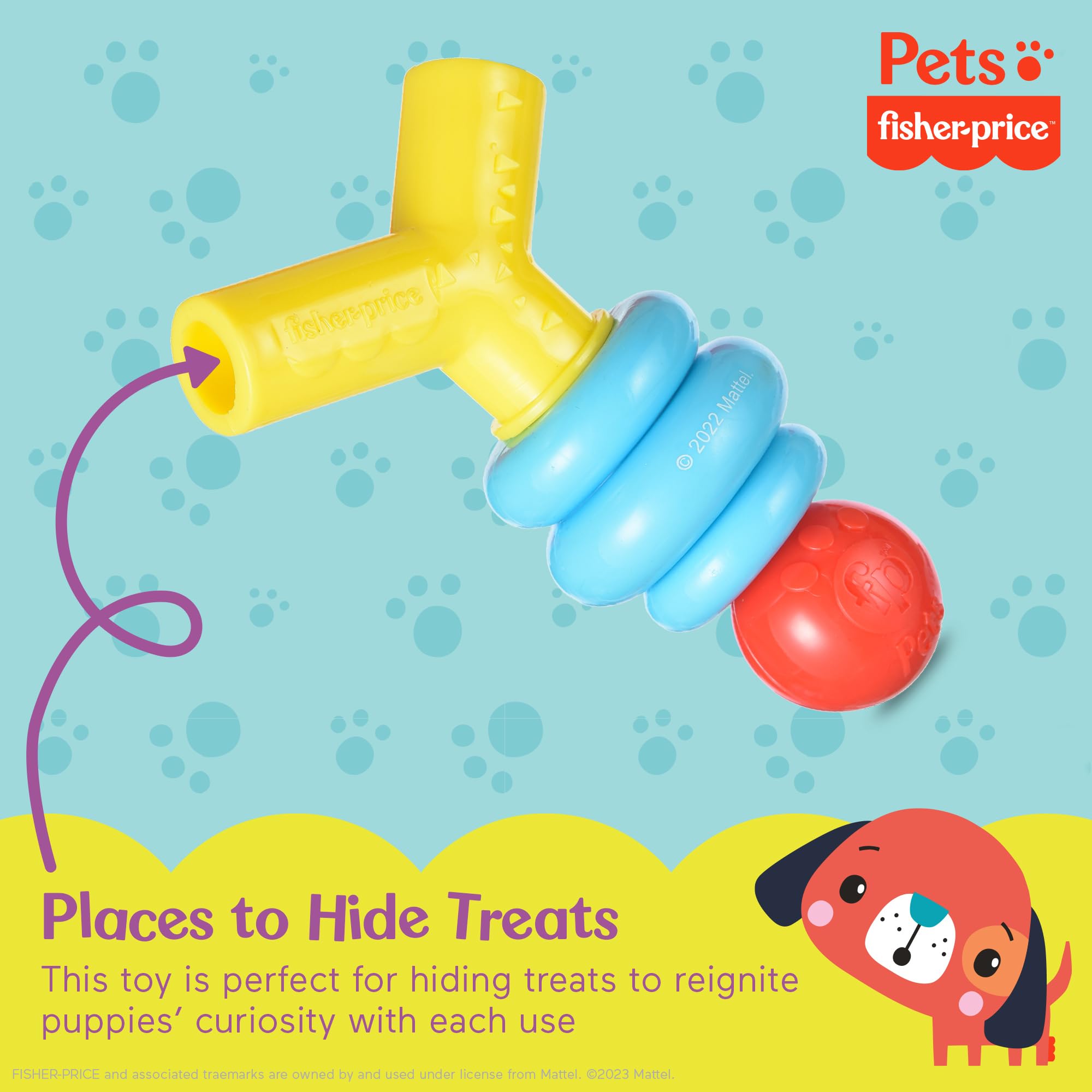 Foto 6 pulgar | Juguete Dispensador De Golosinas Fisher-price Para Mascotas Stack N' Relax - Venta Internacional.