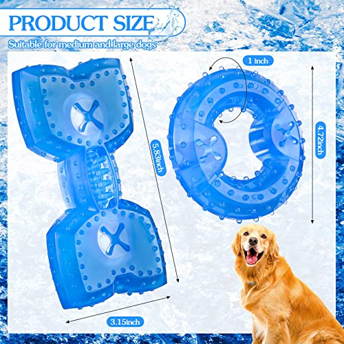 Foto 4 pulgar | Juguete Masticable Teether Cooling Para Perros Hungdao, 2 Piezas - Venta Internacional.