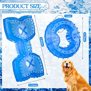 Foto 3 | Juguete Masticable Teether Cooling Para Perros Hungdao, 2 Piezas - Venta Internacional.