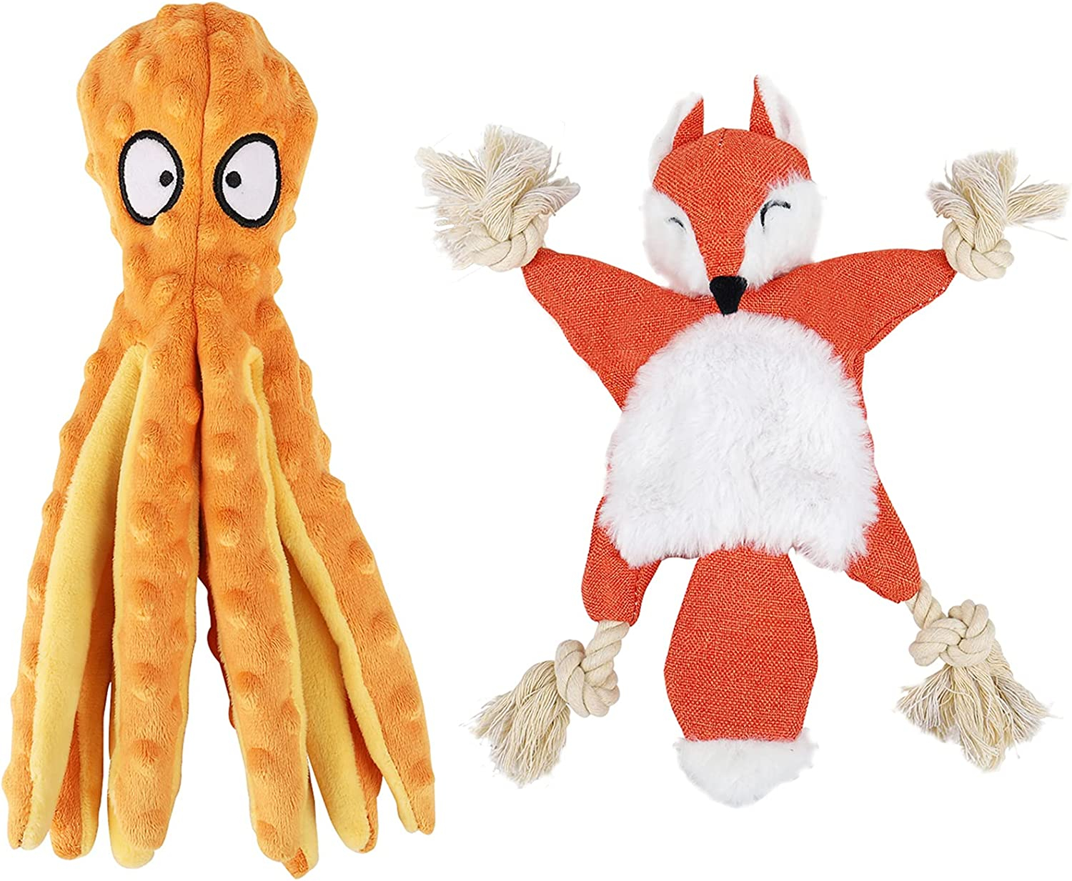 Juguete Para Perros Huoguo Squeaky Plush, Sin Relleno, Para Perros Pequeños, X2 - Venta Internacional.