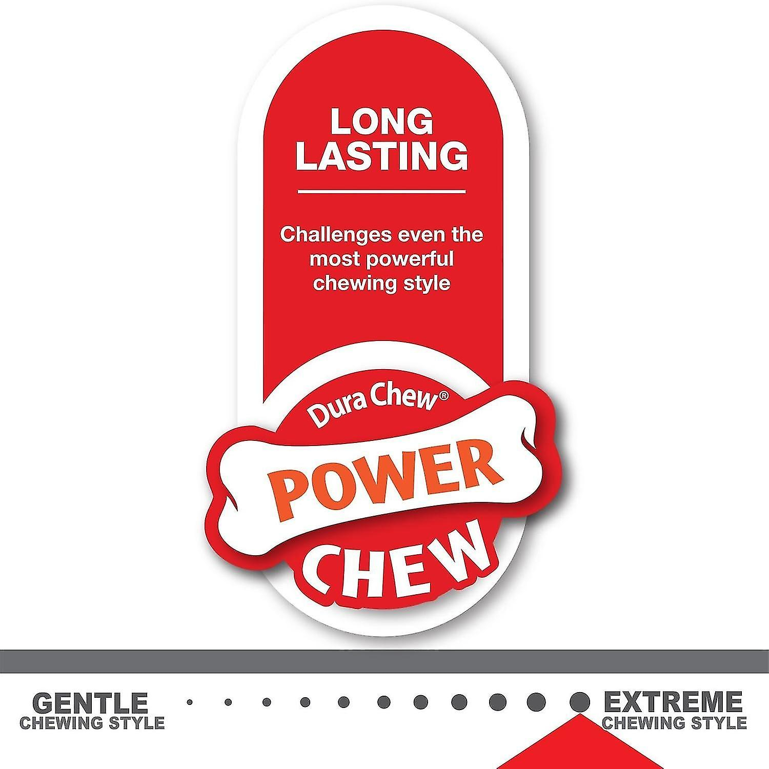 Foto 5 | Juguete Para Perros Huoguo Dura Chew Double Bend Wolf Con Sabor A Tocino - Venta Internacional.