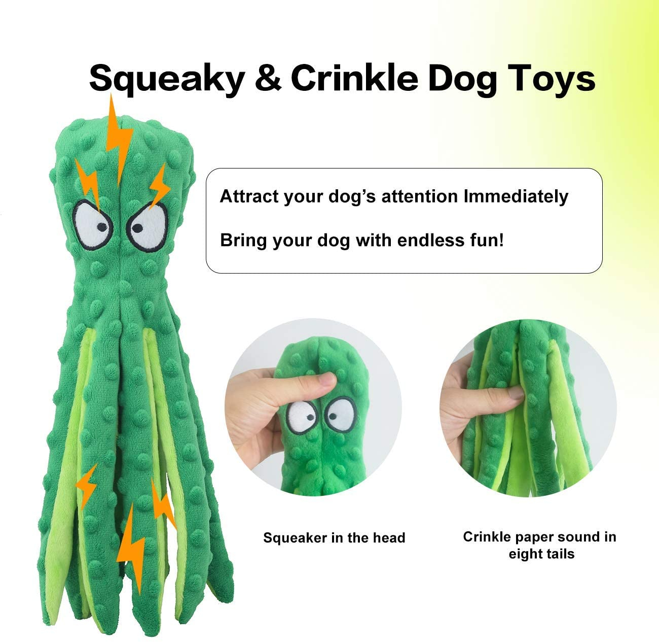 Foto 3 pulgar | Peluche Jieyou Dog Squeaky Toy Para Perros Pequeños Y Medianos - Venta Internacional.