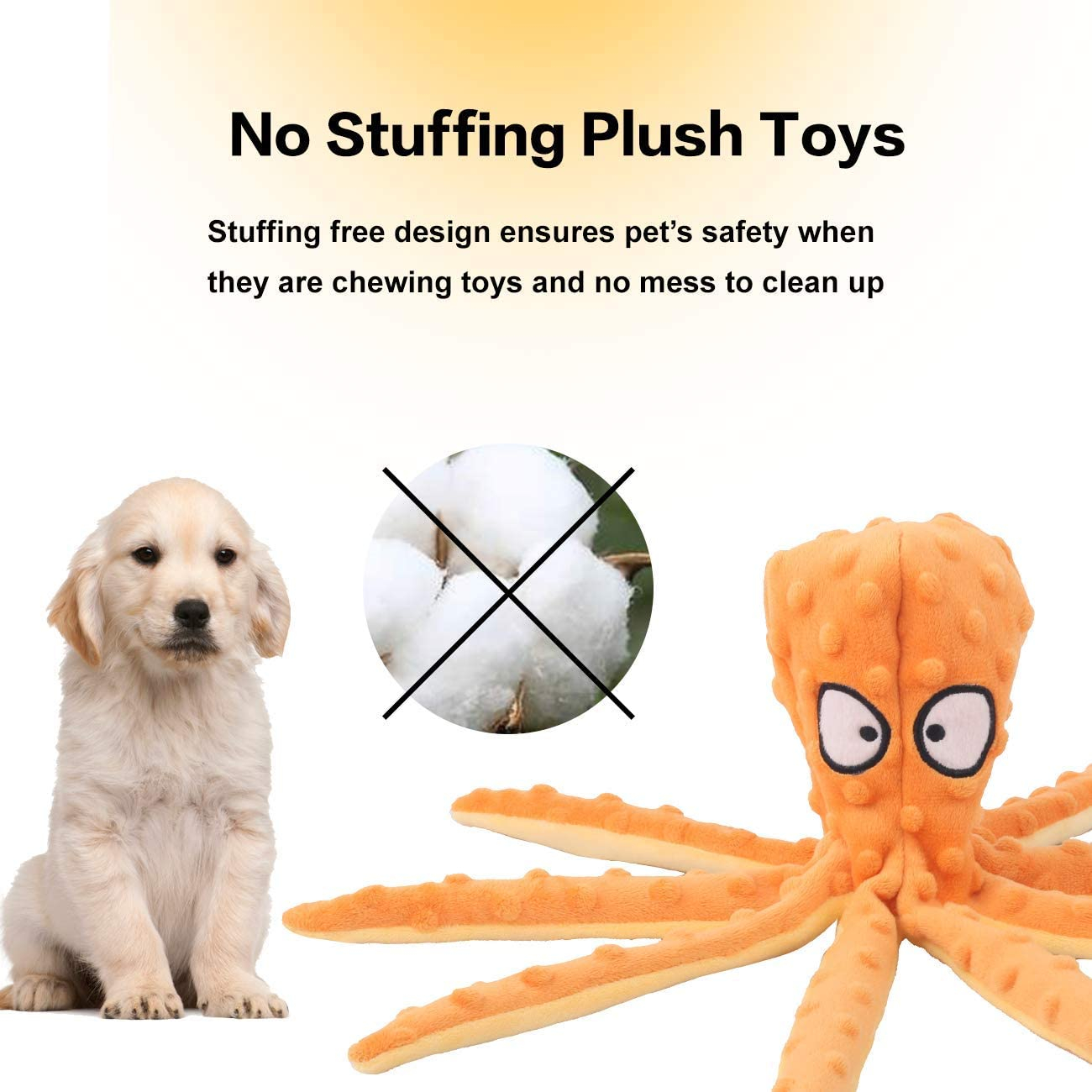 Foto 4 pulgar | Peluche Jieyou Dog Squeaky Toy Para Perros Pequeños Y Medianos - Venta Internacional.