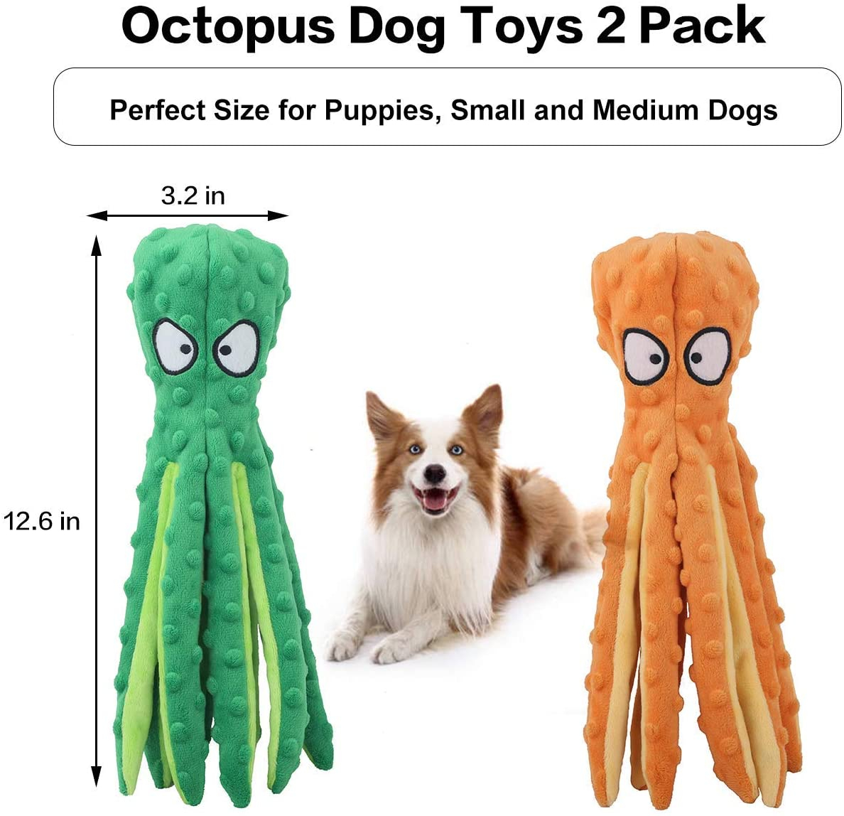 Foto 6 pulgar | Peluche Jieyou Dog Squeaky Toy Para Perros Pequeños Y Medianos - Venta Internacional.