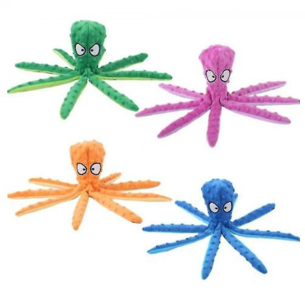 Foto 4 pulgar | Peluche Para Perros Huoguo Soft Octopus Con Papel Arrugado - Venta Internacional.