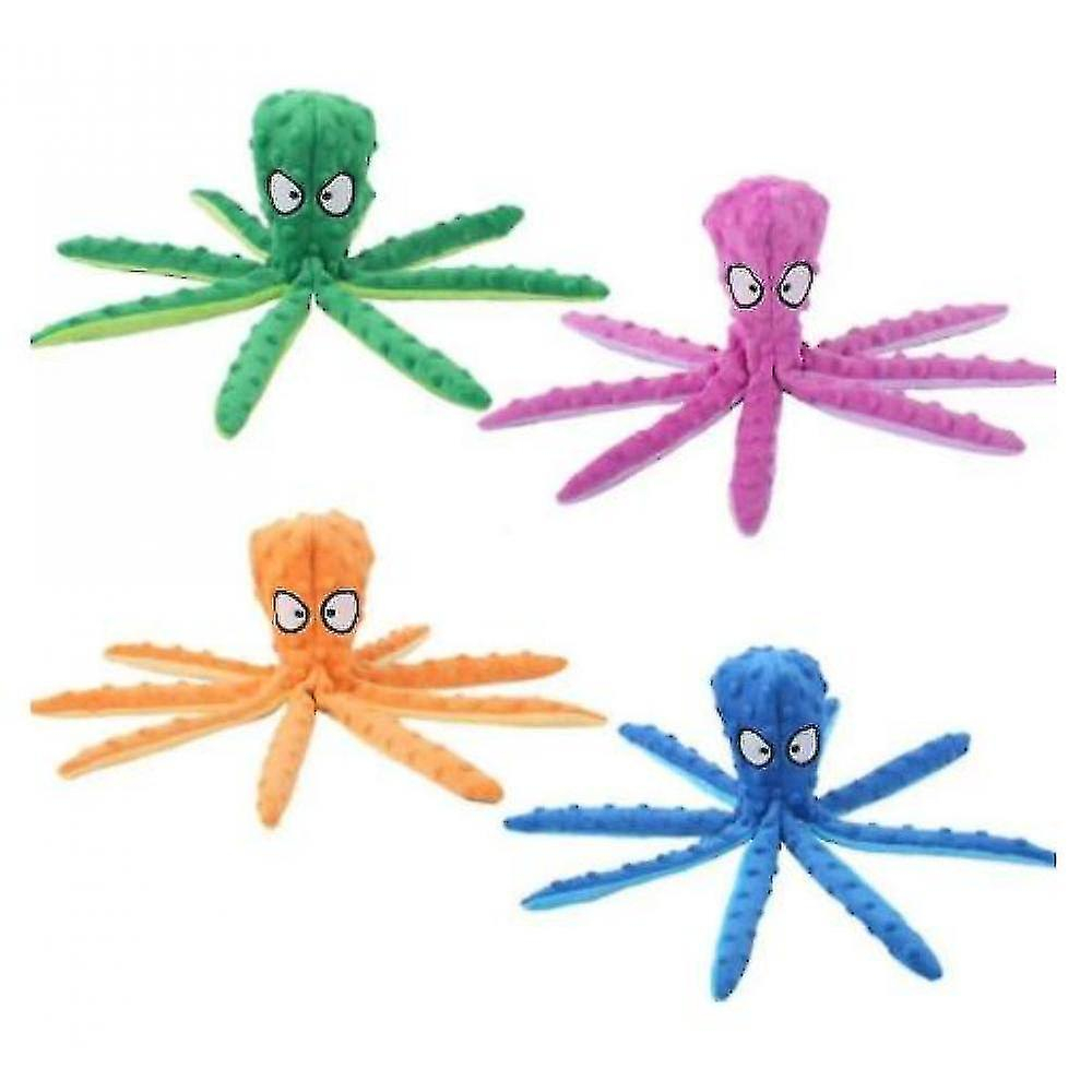 Foto 4 pulgar | Pulpo De Peluche Para Perros Con Papel Arrugado, Color Verde - Venta Internacional.