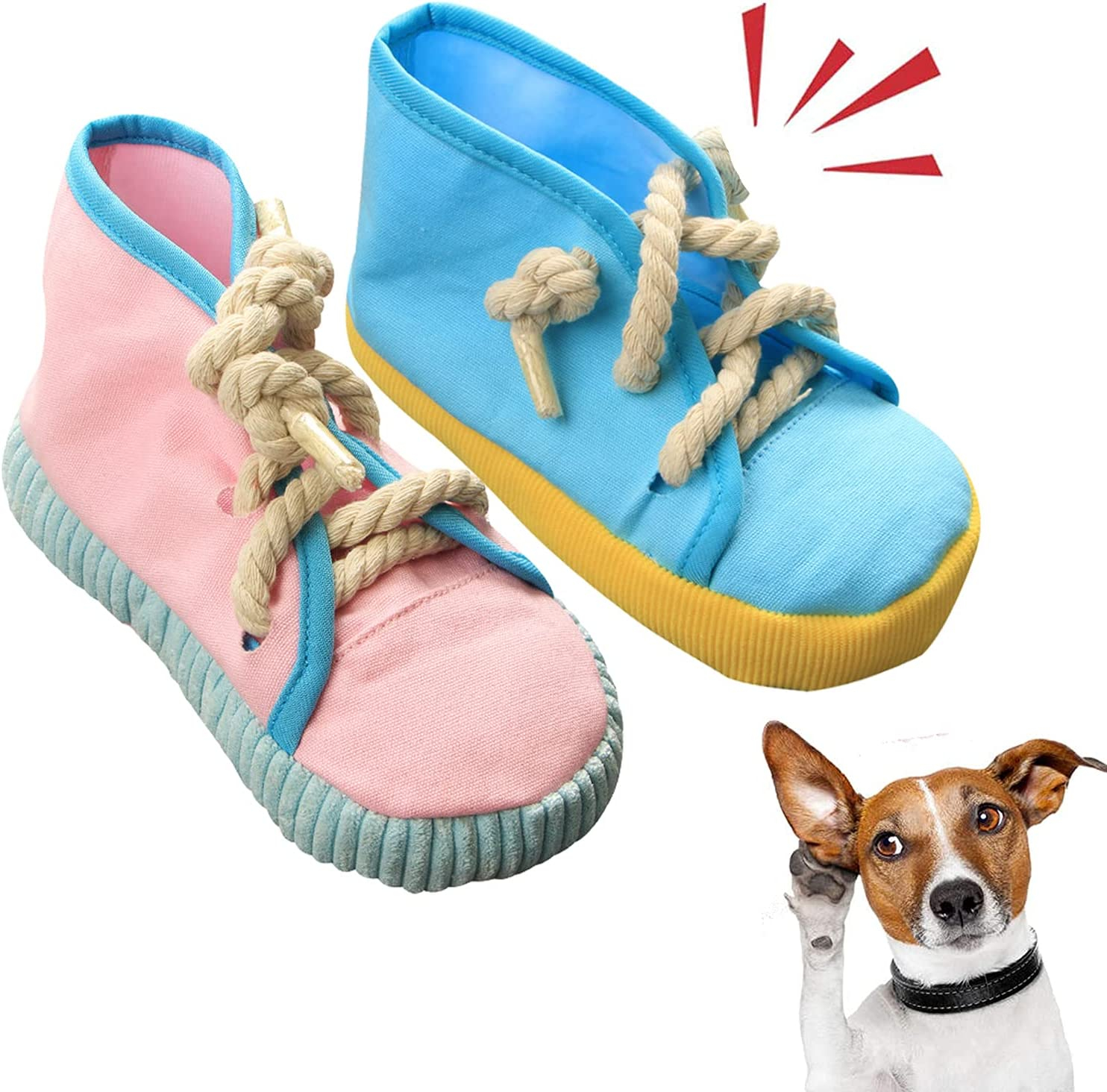 Juguetes Masticables Para Perros, Chirriantes, Huoguo, Divertidos Zapatos Para Masticar, Paquete De  - Venta Internac