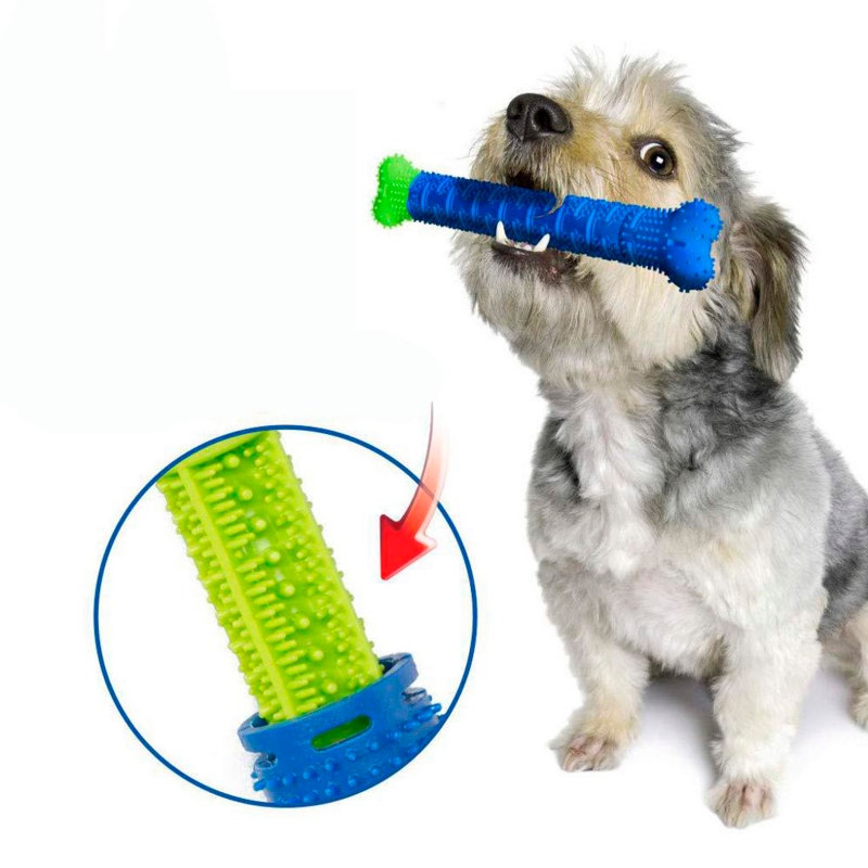 Cepillo De Dientes Para Perros Con Forma De Hueso Con Limpieza De 360 Grados - Venta Internacional.