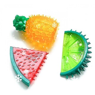 Foto 2 | Juguete Para Perros Huoguo, Para Refrescar Los Dientes Molares, Con Forma De Fruta, Amarillo - Venta Internacional.