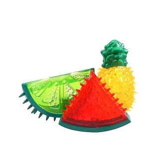 Foto 4 | Juguete Para Perros Huoguo, Para Refrescar Los Dientes Molares, Con Forma De Fruta, Amarillo - Venta Internacional.