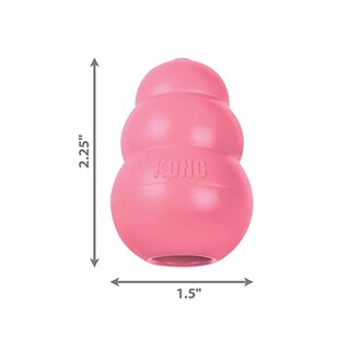 Foto 3 | Goma De Dentición Toy Kong Para Cachorros Extrapequeños, Color Rosa - Venta Internacional.
