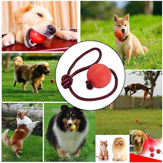 Foto 3 | Pelota De Cuerda Jieyou Para Perros, Goma Elástica Natural, 3 Unidades - Venta Internacional.