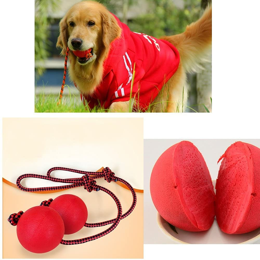 Foto 6 pulgar | Pelota De Cuerda Jieyou Para Perros, Goma Elástica Natural, 3 Unidades - Venta Internacional.