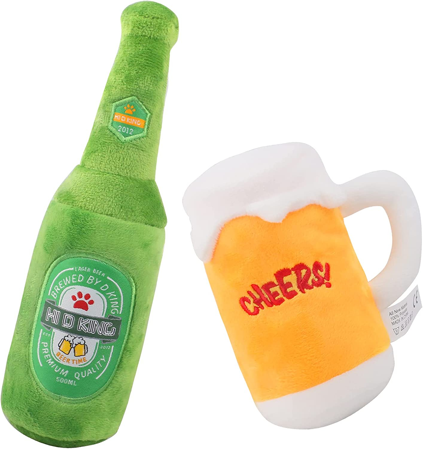 Juego De Botellas De Vino Huoguo Squeaky De Dog Toy Para Cachorros En Proceso De Dentición - Venta Internacional.