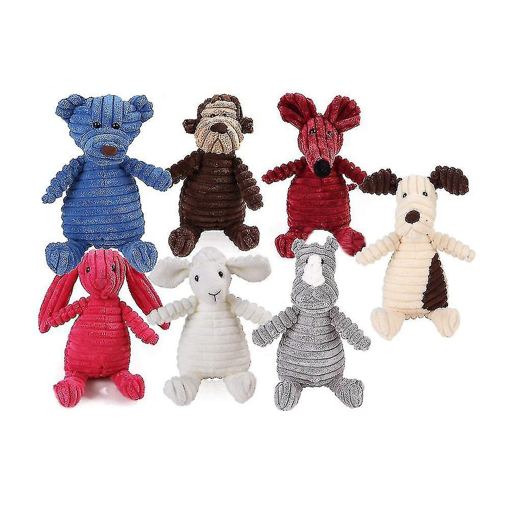 Foto 4 pulgar | Juguete De Peluche Para Perros Huoguo, Oso Chirriante, Para Perros Pequeños, Color Azul - Venta Internacional.