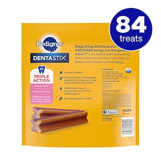 Foto 2 | Golosinas Dentales Para Perros Pedigree Dentastix Dual Flavor 510 Ml - Venta Internacional.