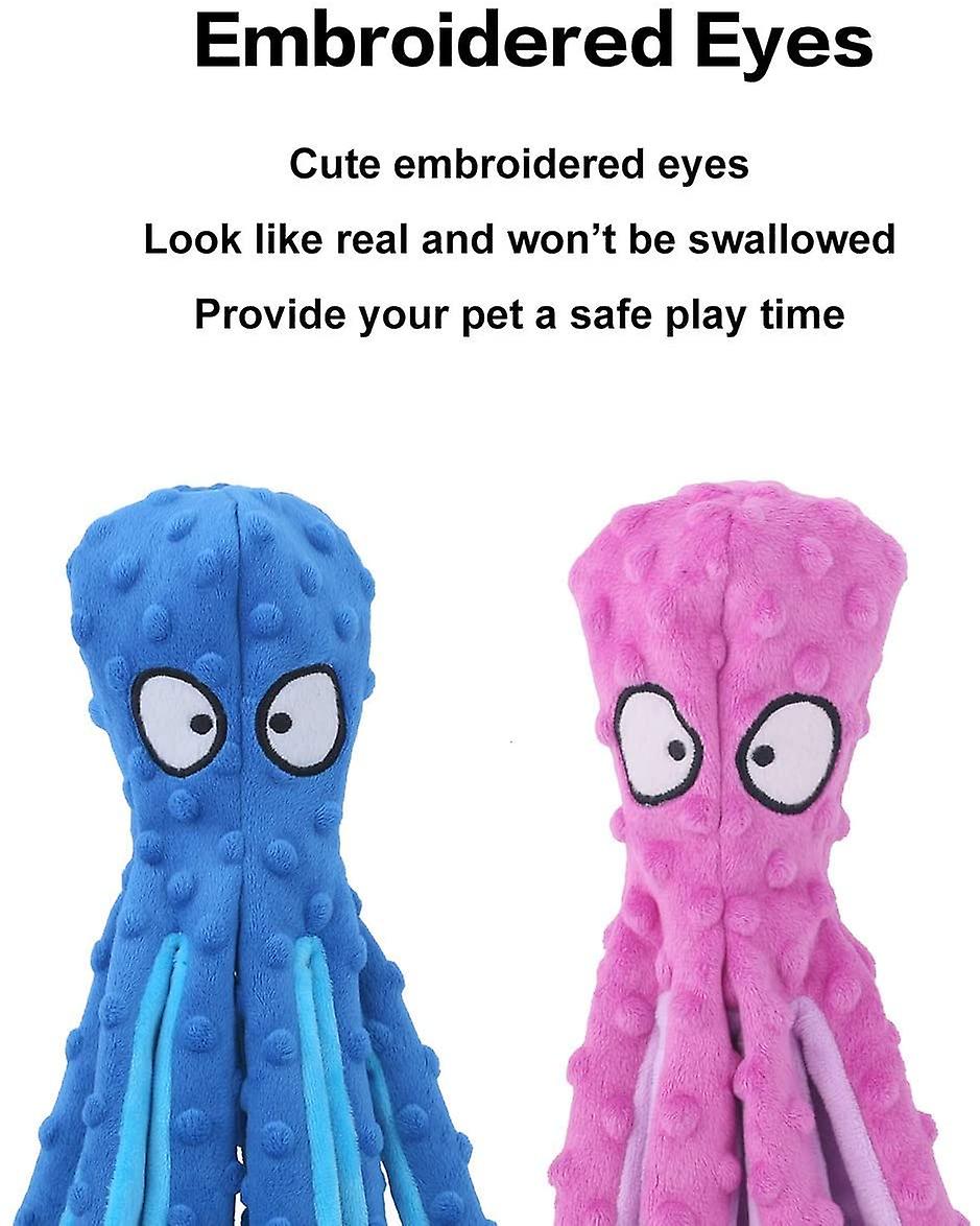 Foto 3 pulgar | Peluche Sin Arrugas Para Perros Squeaky Toy, Pulpo, Huoguo - Venta Internacional.