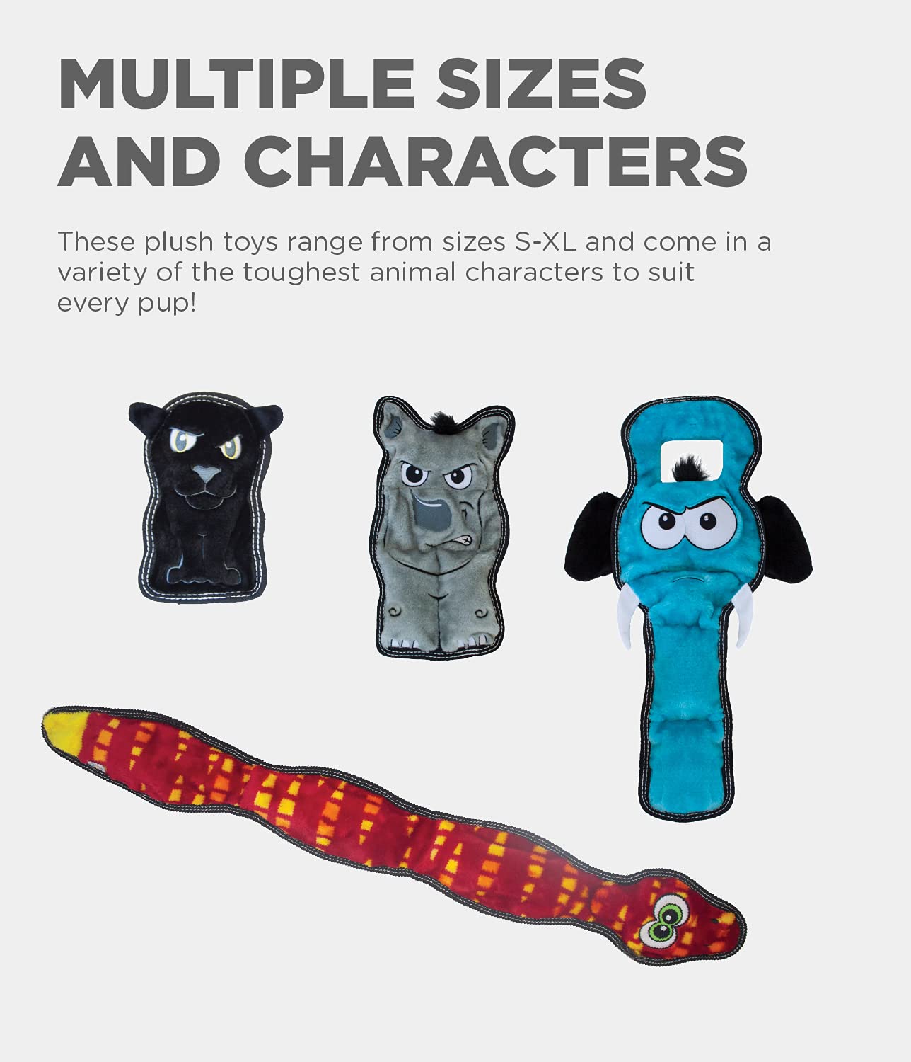Foto 4 | Juguete De Peluche Para Perros Outward Hound Tough Seamz Panther, Tamaño Pequeño - Venta Internacional.