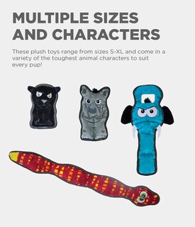 Foto 4 | Juguete De Peluche Para Perros Outward Hound Tough Seamz Panther, Tamaño Pequeño - Venta Internacional.
