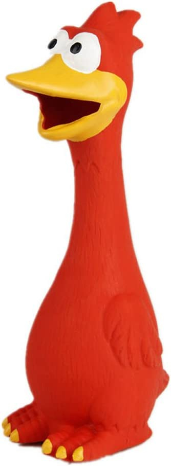 Juguete De Goma Con Forma De Pollo Y Chirriante Para Perros Huoguo Para Perros Pequeños, Medianos O  - Venta Interna