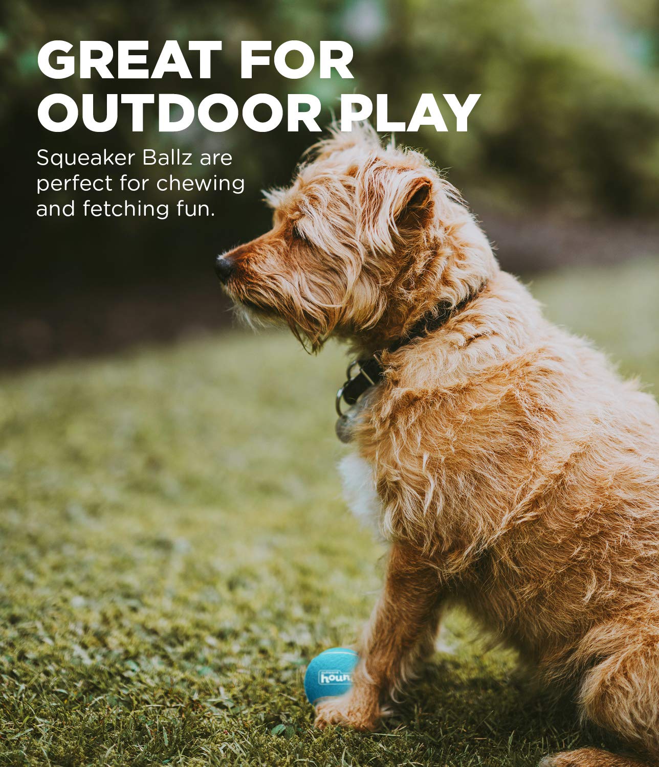 Foto 5 pulgar | Juguete Para Perros Outward Hound Squeaker Ballz Fetch, Talla Xs, Paquete De 4 - Venta Internacional.