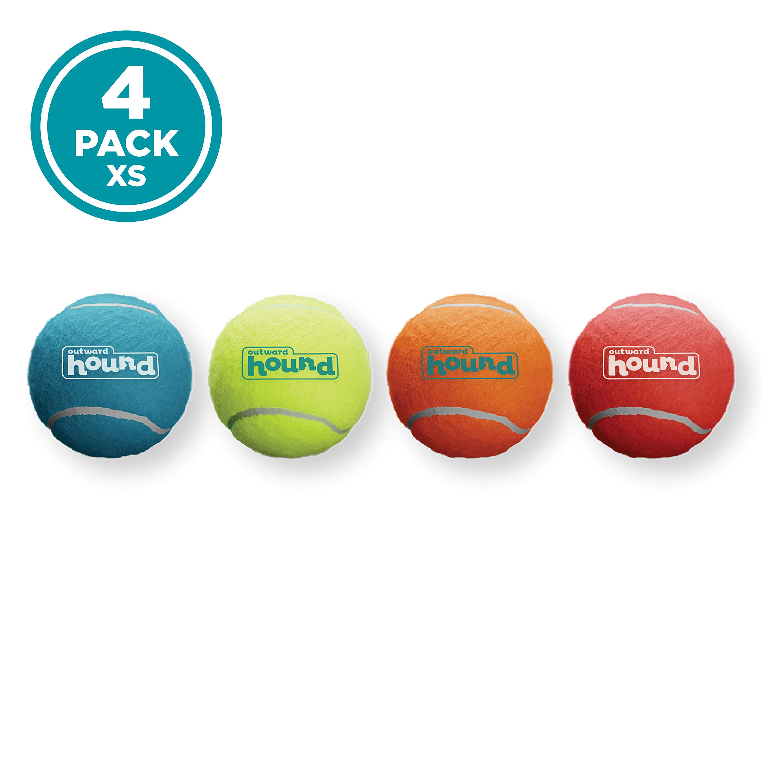 Foto 7 pulgar | Juguete Para Perros Outward Hound Squeaker Ballz Fetch, Talla Xs, Paquete De 4 - Venta Internacional.