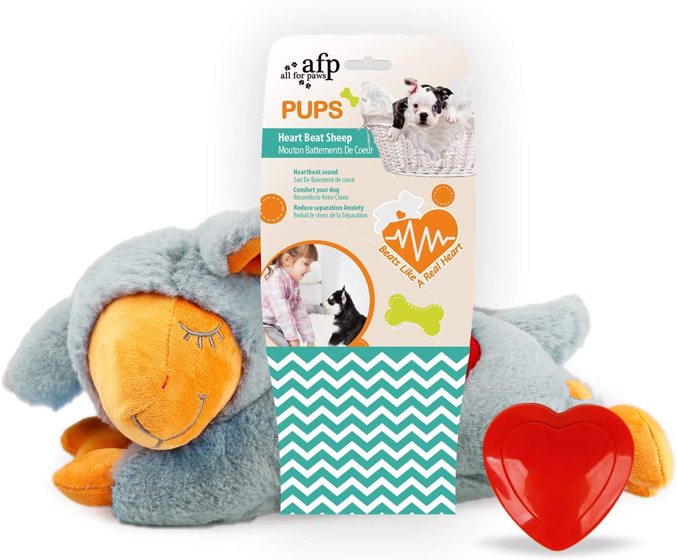 Juguete De Peluche Todo Para Patas Con Latidos Para Perros Con Ansiedad - Venta Internacional.